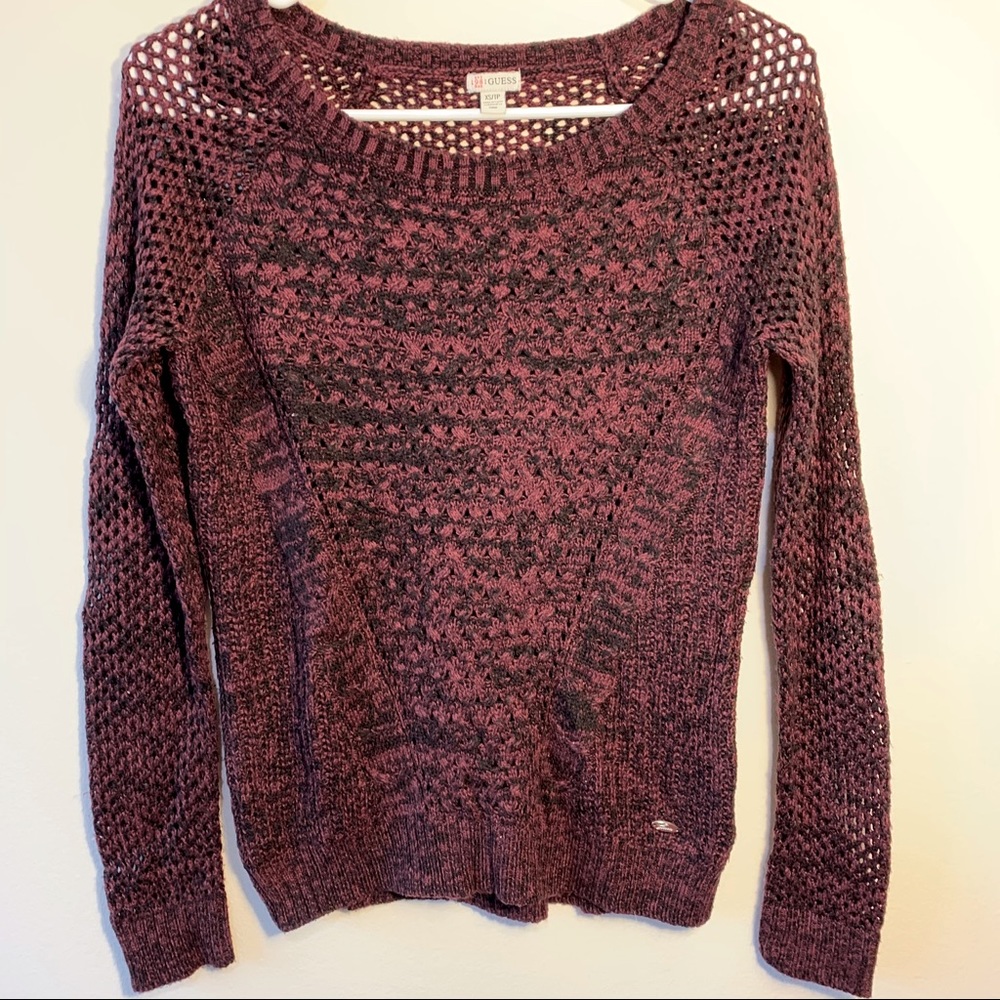 GUESS🔻 Fitted Cable Knit Sweater